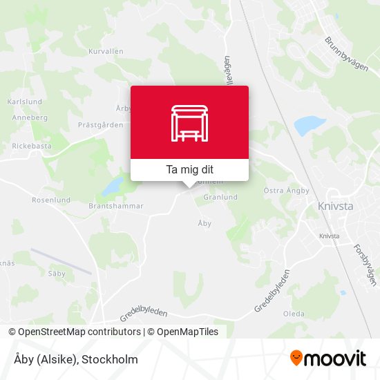 Åby (Alsike) karta