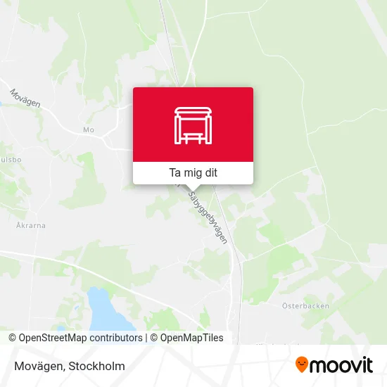 Movägen karta
