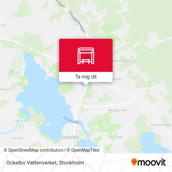 Ockelbo Vattenverket karta