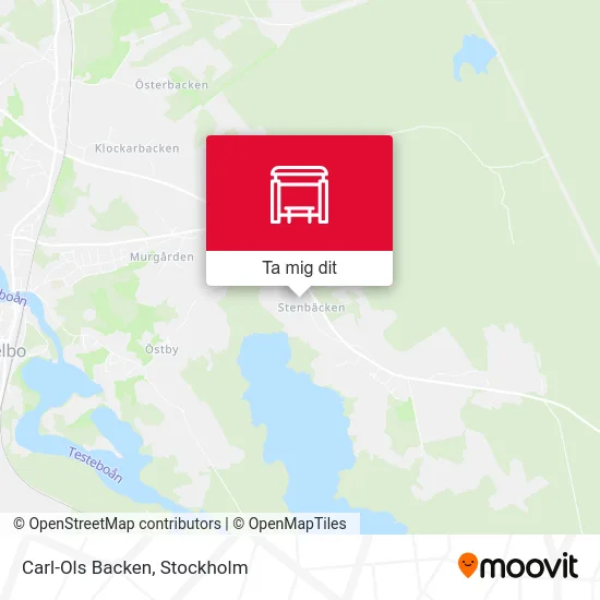 Carl-Ols Backen karta