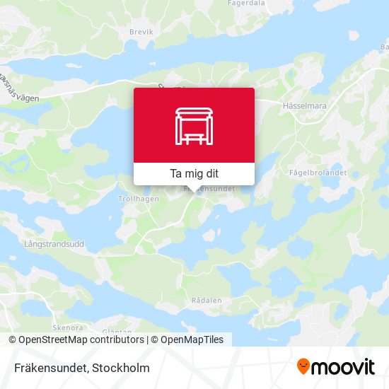 Fräkensundet karta