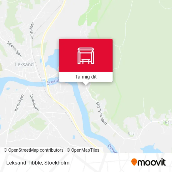 Leksand Tibble karta