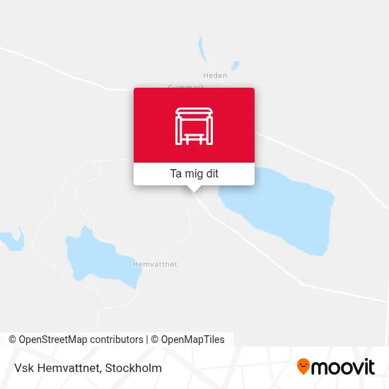 Vsk Hemvattnet karta