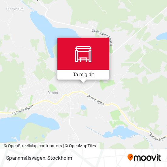 Spannmålsvägen karta