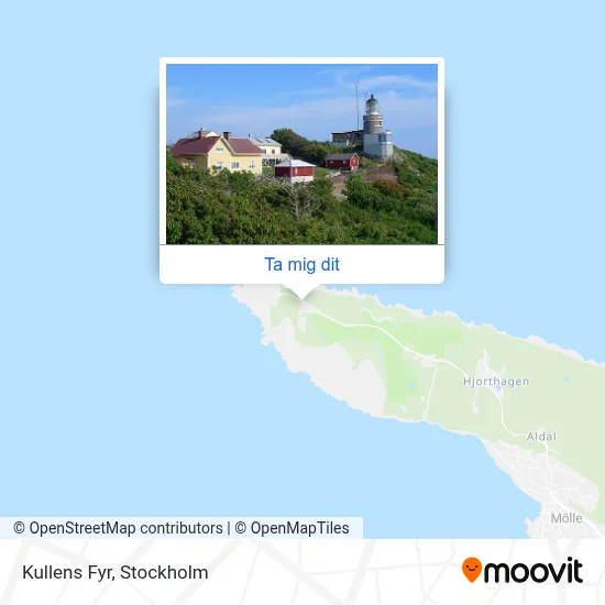 Kullens Fyr karta