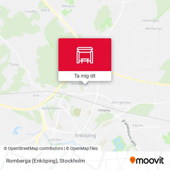 Romberga (Enköping) karta