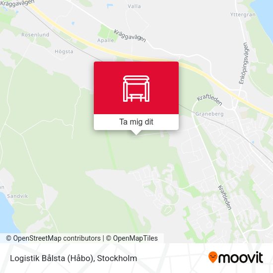 Logistik Bålsta (Håbo) karta