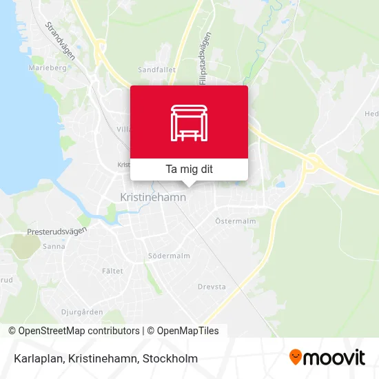 Karlaplan, Kristinehamn karta