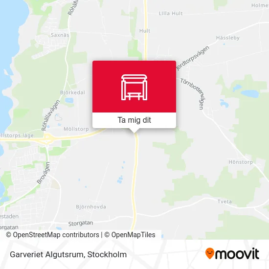 Garveriet Algutsrum karta