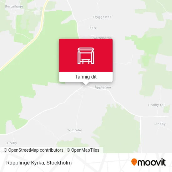 Räpplinge Kyrka karta