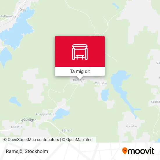 Ramsjö karta