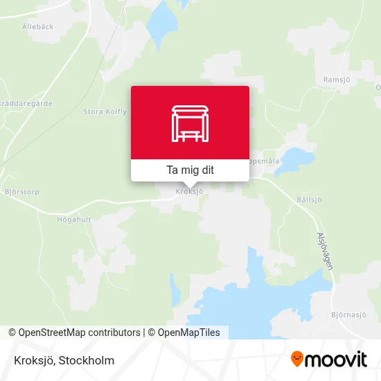 Kroksjö karta