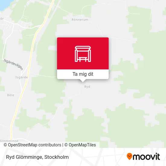 Ryd Glömminge karta