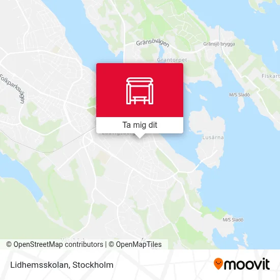 Lidhemsskolan karta