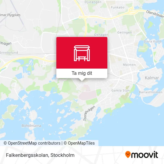 Falkenbergsskolan karta