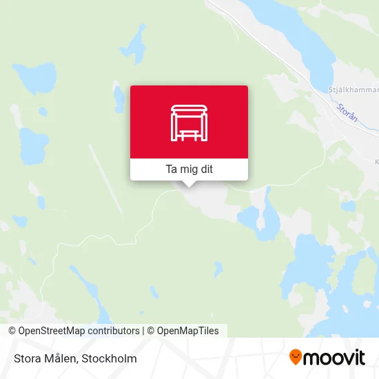 Stora Målen karta