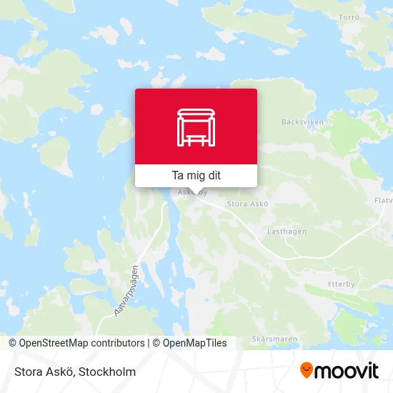 Stora Askö karta