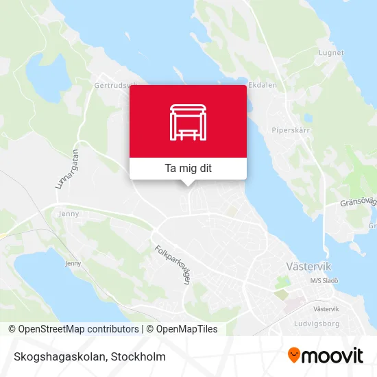 Skogshagaskolan karta