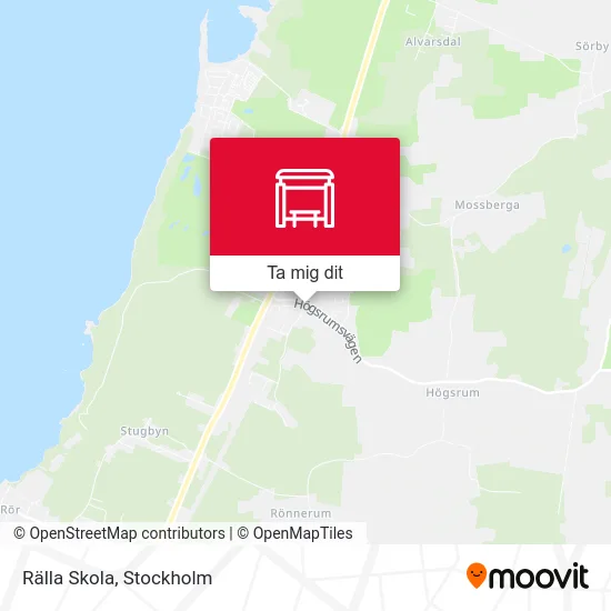 Rälla Skola karta