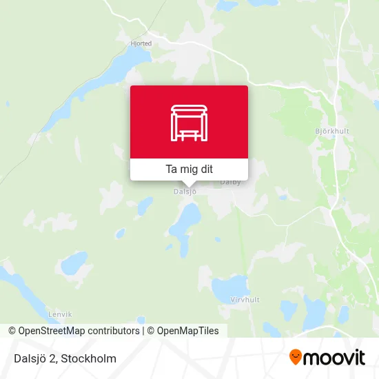 Dalsjö 2 karta