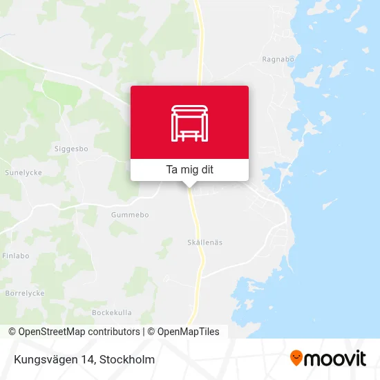 Kungsvägen 14 karta