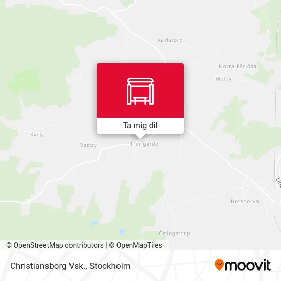 Christiansborg Vsk. karta