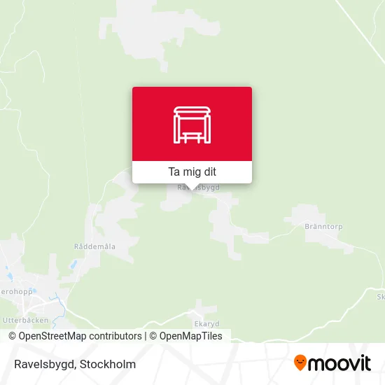 Ravelsbygd karta