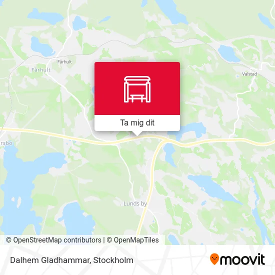 Dalhem Gladhammar karta