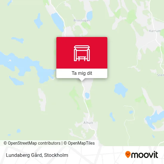 Lundaberg Gård karta