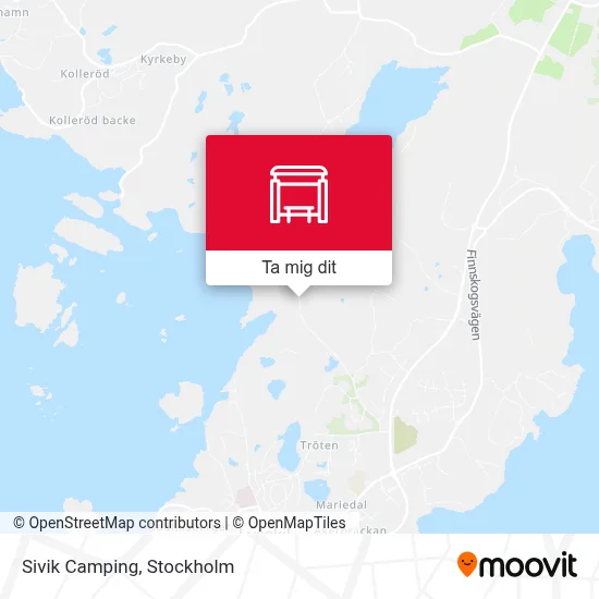 Sivik Camping karta