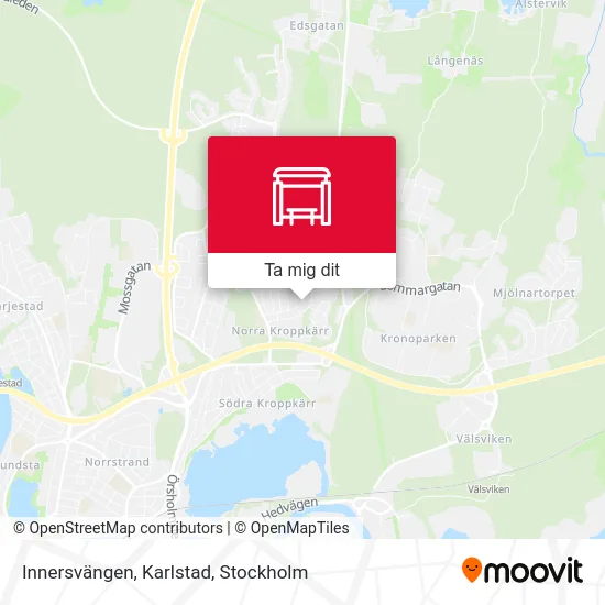 Innersvängen, Karlstad karta