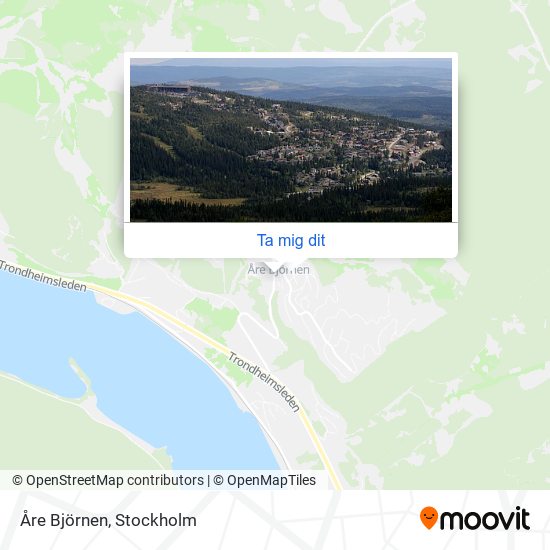 Åre Björnen karta