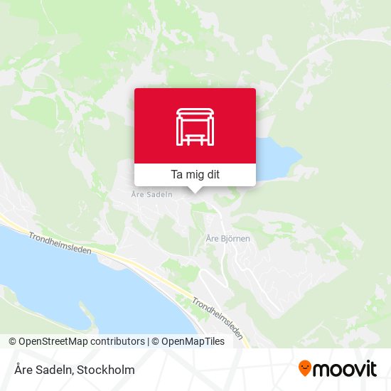 Åre Sadeln karta