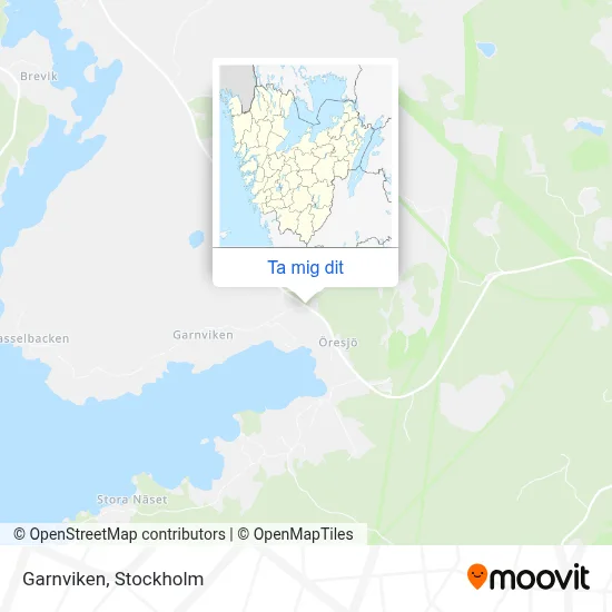 Garnviken karta