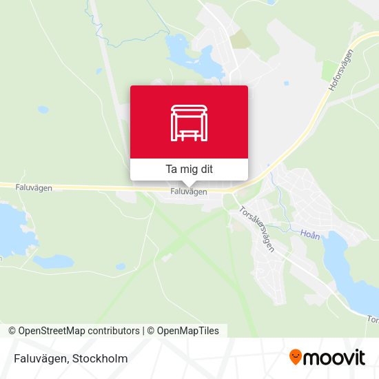 Faluvägen karta