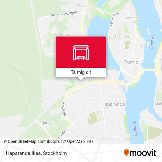 Haparanda Ikea karta