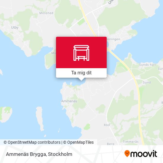 Ammenäs Brygga karta
