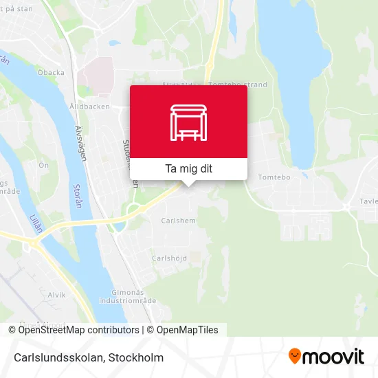 Carlslundsskolan karta