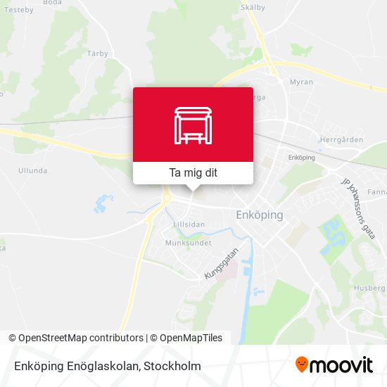 Enköping Enöglaskolan karta