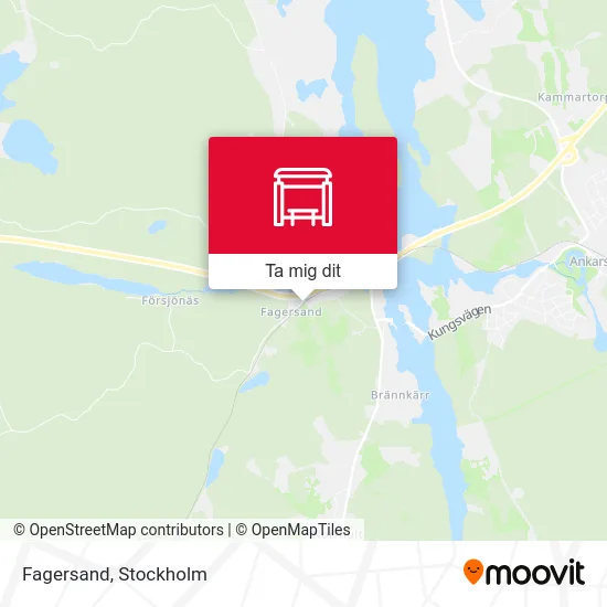 Fagersand karta