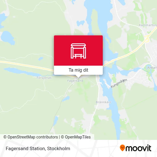 Fagersand Station karta