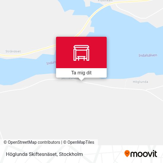 Höglunda Skiftesnäset karta