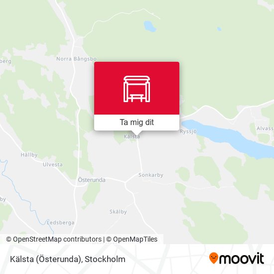 Kälsta (Österunda) karta