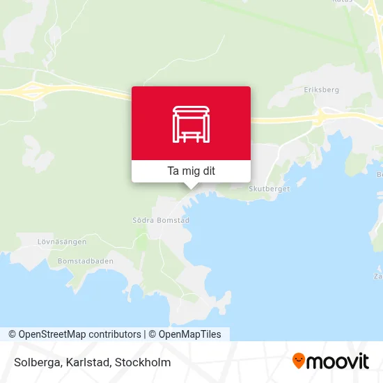 Solberga, Karlstad karta