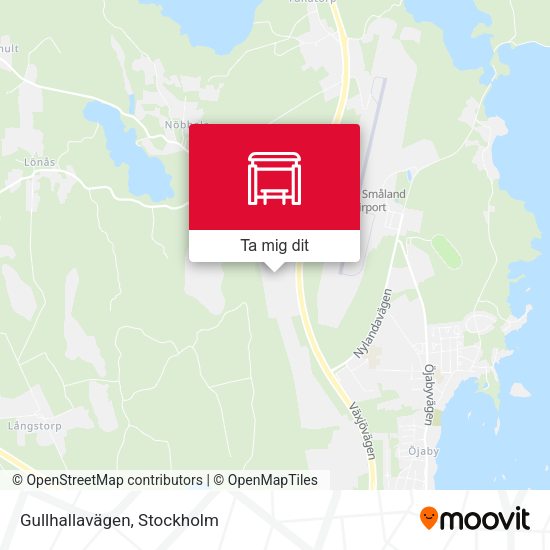 Gullhallavägen karta