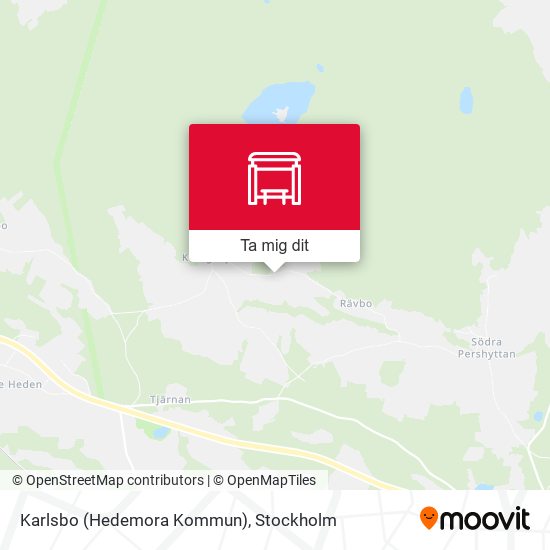 Karlsbo (Hedemora Kommun) karta