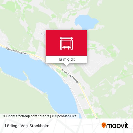 Lödings Väg karta