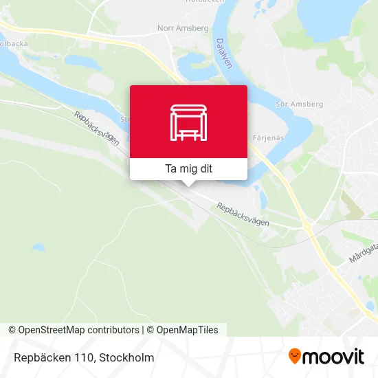 Repbäcken 110 karta