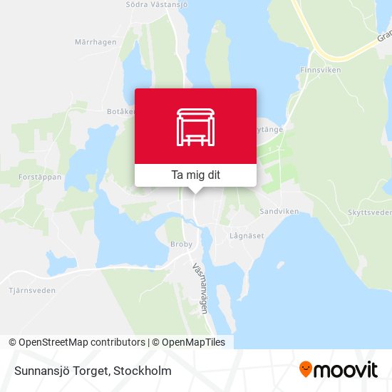 Sunnansjö Torget karta