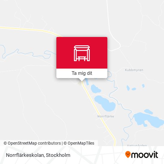 Norrflärkeskolan karta